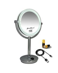 Make-up spiegel LED 19 cm 10x vergroting