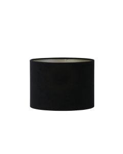 Kap cilinder 20-20-15 cm Velours zwart-taupe