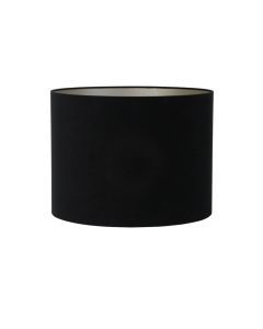 Kap cilinder 40-40-30 cm Velours zwart-taupe