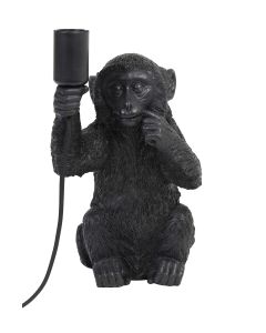 Tafellamp Monkey zwart S