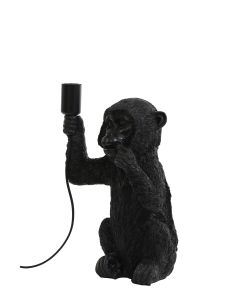 Tafellamp Monkey zwart L