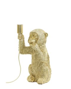 Tafellamp Monkey goud L