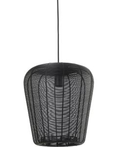 Hanglamp 31x37 cm Adeta mat zwart