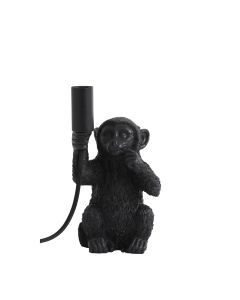 Tafellamp monkey zwart