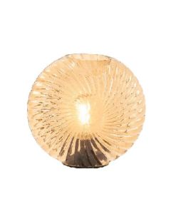 Tafellamp Milado 16,5 x 7 x 16,5 cm glas perzik