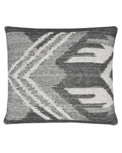 Kussen Mochica wool vierkant zwart