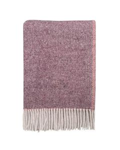 Plaid Recycled Wool roze