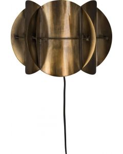 Wandlamp Corridor antique brass