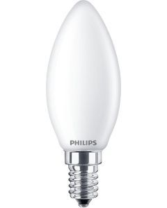 Philips Led Kaars Mat  60 W  E14  koelwit licht