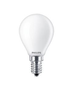 Philips Led kogellamp Mat  60 W  E14  warmwit licht