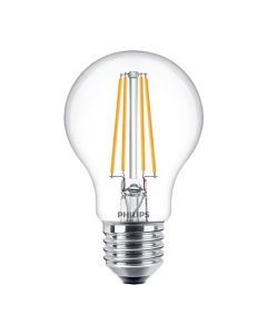 Philips Led Lamp transparant  60 W  E27  warmwit licht