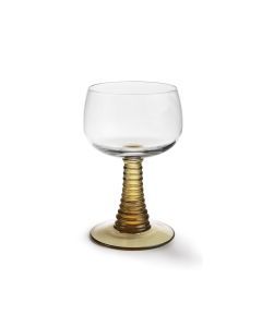 Wijnglas Swirl 8,5 cm okergeel