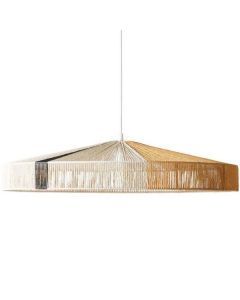 Hanglamp Rope black stripe