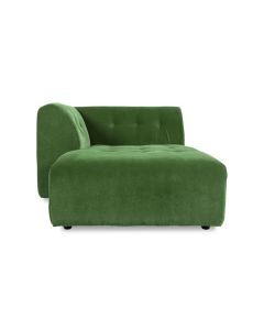 Element links divan bank Vint groen