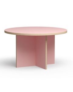 eetkamertafel roze rond