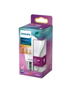 Philips Led Lamp SceneSwitch Mat  60 W  E27  warmwit licht