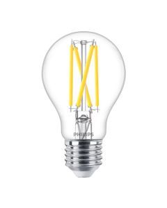 Philips Led Lamp transparant  60 W  E27  dimbaar warmwit Licht