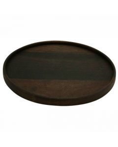 Serveerplank mangohout 30 cm zwart