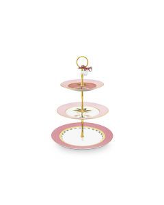 Etagere 3-laags La Majorelle roze 17-21-26,5cm