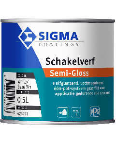 Schakelverf semi gloss basis Wn 500 ml