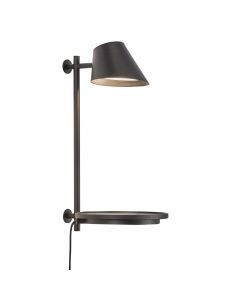 Stay wandlamp zwart