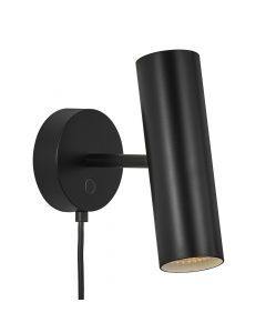 MIB 6 wandlamp zwart