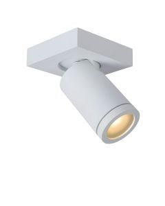 Lucide TAYLOR - Plafondspot Badkamer - LED Dim to warm - GU10 - 1x5W 2200K/3000K - IP44 - Wit