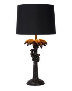 Lucide EXTRAVAGANZA COCONUT - Tafellamp - 30,5 cm - 1xE27 - Zwart