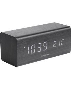 Alarm clock Block zwart