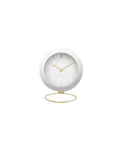 Alarm clock Globe white