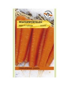 Oranjeband zaden winterwortelen major f1 hybride