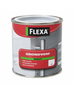 Grondverf hout wit 750 ml