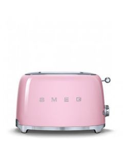 Smeg broodrooster 2 x 2 TSF01PKEU roze