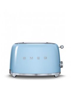 Smeg broodrooster 2 x 2 TSF01PBEU pastelblauw