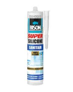 Super silicone sanitair 300 ml koker wit