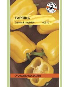 Oranjeband zaden Paprika gemini f1 hybride