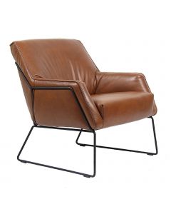 Fauteuil Roos bruin