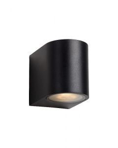 Wandlamp Zora LED Rond Zwart H8