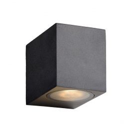 Wandlamp Zora LED vierkant zwart H8