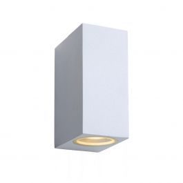 Wandlamp Zora LED vierkant wit H15
