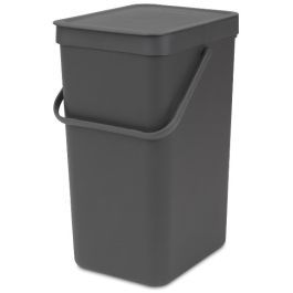 Sort & Go afvalemmer 16 l grijs