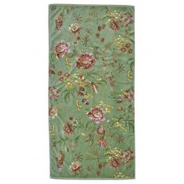 Douchelaken Secret Garden groen