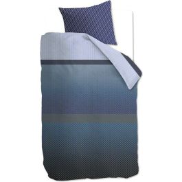 Dekbedovertrekset Sashiko (Kardol) blauwgrijs lits-jumeaux