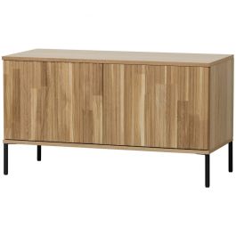 Woood new gravure tv meubel 100 cm eiken blanke lak