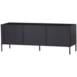 Woood new gravure tv meubel 150 cm grenen zwart