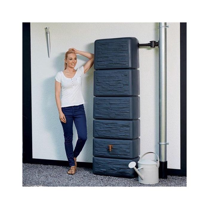 Regenton Slim antraciet 330 L