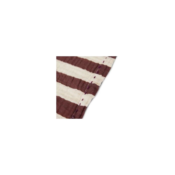 Servet Striped Burgundy (set van 2)